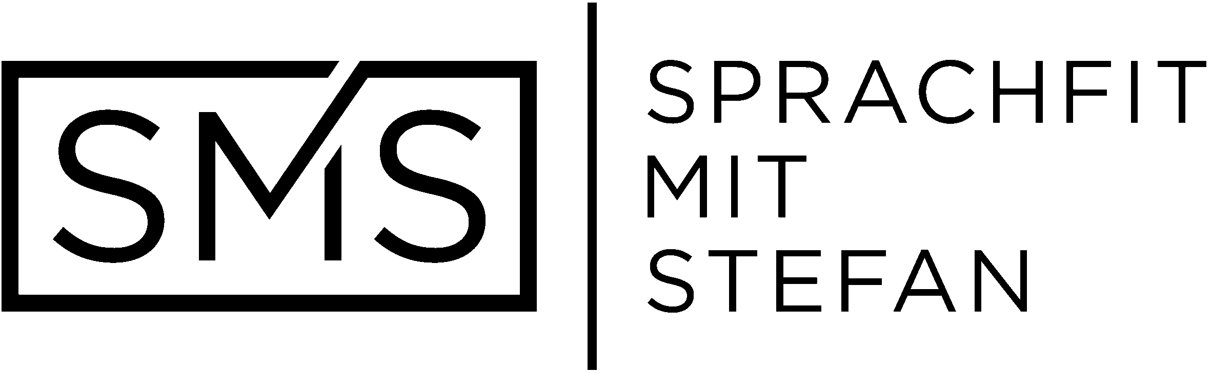 Logo Sprachfit mit Stefan